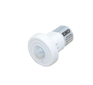 Eiko SENA-SHPR Stand-alone PIR Motion Sensor, 12-14V, 1/2'' Button Snap-in, 0-10V, Daylight Harvesting, 8-12ft, Parameters set by SEN5A-ACT