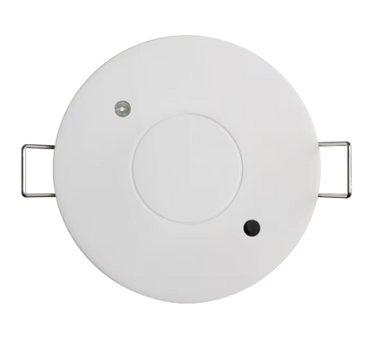 Eiko SENA-WCPA BLE PIR Motion sensor, 12-24V, Ceiling Mount, 0-10V, Daylight Harvesting, 8-12ft, OD3.3'' WhiteTrim (ID2.7''), Parameters set by Silvair App