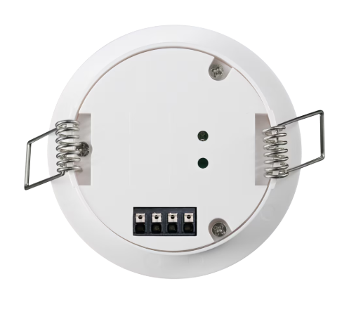 Eiko SENA-WCPA BLE PIR Motion sensor, 12-24V, Ceiling Mount, 0-10V, Daylight Harvesting, 8-12ft, OD3.3'' WhiteTrim (ID2.7''), Parameters set by Silvair App