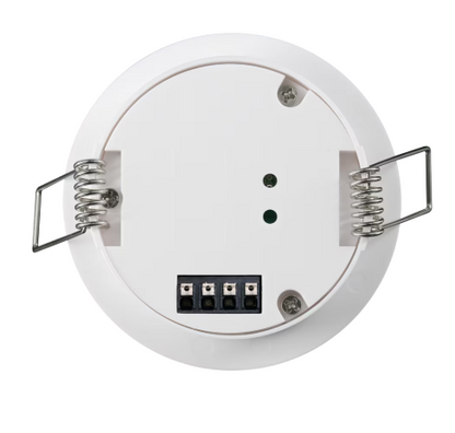 Eiko SENA-WCPA BLE PIR Motion sensor, 12-24V, Ceiling Mount, 0-10V, Daylight Harvesting, 8-12ft, OD3.3'' WhiteTrim (ID2.7''), Parameters set by Silvair App