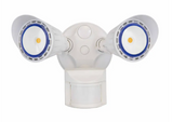 Westgate SL-10W-MCT-WH-P Sl-Series Led Security Flood PIR Light, Multi-Color Temperature, Wattage 10W, White Finish