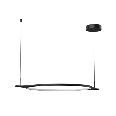 Kuzco Lighting PD84436-BK-UNV Serif 36-in Pendant Ceiling Light - CCT: 3000K - Finish: Black