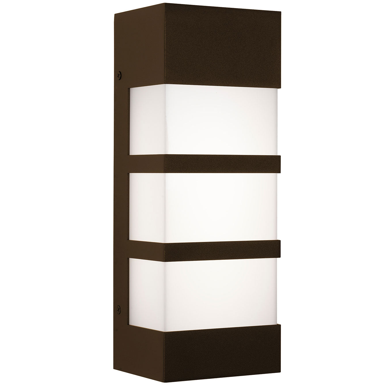 AFX Lighting SEW0412LAJUDBZ-PC State 12 Inch LED Outdoor Wall Sconce Light ,120-277V, Watt 18W, Selectable 5CCT, Textured Bronze Finish, with Photocell