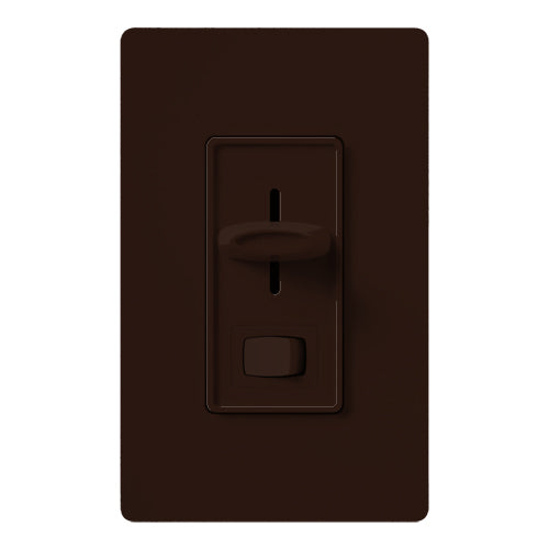 Lutron SF-103P-BR Skylark 3-way Preset Dimmer with on/off Switch - 8A - 120V - Brown Finish