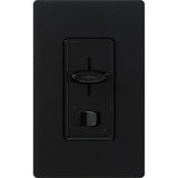 Lutron SF-12P-277-3-BL Skylark 3-Way Preset Dimmer W/ON OFF Switch - 6A -277V - Black Finish