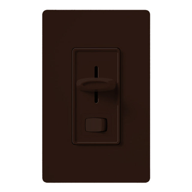 Lutron SF-12P-277-3-BR Skylark 3-Way Preset Dimmer W/ON OFF Switch - 6A -277V - Brown Finish
