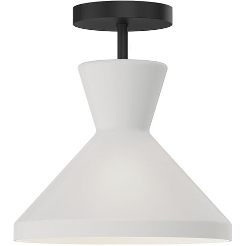 Alora Mood SF473710MBOP Betty 1 Light 10.25 inch Matte Black Semi Flush Mount Ceiling Light