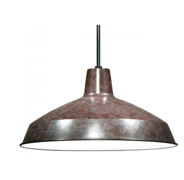 Nuvo SF76-662 1 Light - 16" - LED Pendant Light - Warehouse Shade - Old Bronze Finish