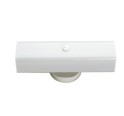 Nuvo SF77-087 2 Light - 14" - LED Vanity Wall Light - with White "U" Channel Glass - White Finish