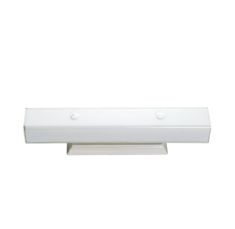 Nuvo SF77-088 4 Light - 24" - LED Vanity Wall Light - with White "U" Channel Glass - White Finish