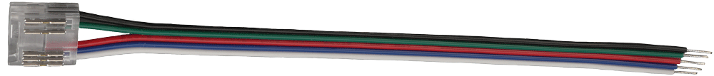 Lotus LED Lights SFC-RGBW-5P-12MM-TWB Tape to Wire Back Side Connector for LBL-PWM-RGBW-IP20