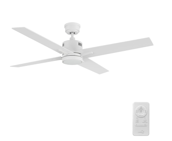 Carro USA SFR524G3-L11-W1-1 52 Inch Montgomery Contemporary White LED Ceiling Fan