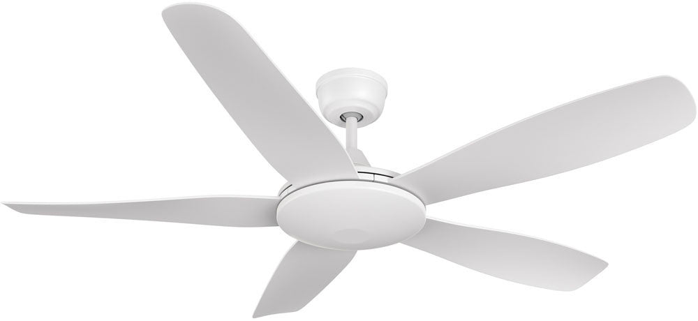 Carro USA SFR525G4-N10-W1-1 52" Salem Modern Ceiling Fan -  Fixture Finish: White - Blade Finish: White