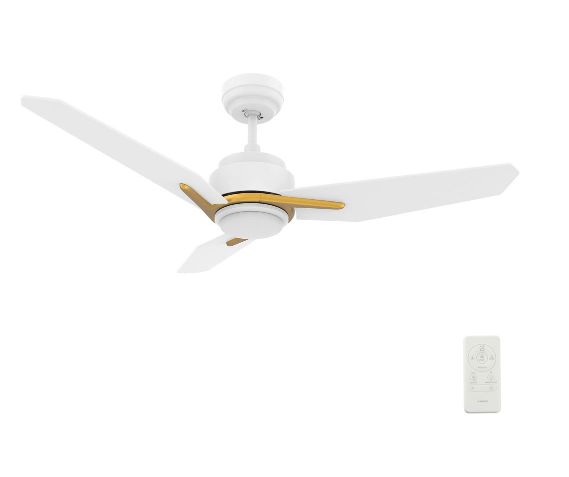 Carro USA SFR563J3-L11-W1-1G 56 Inch Calen Contemporary White LED Ceiling Fan