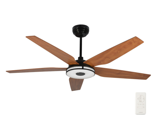 Carro USA SFR565S-L13-B3-1 56 Inch Elira Modern Black LED Ceiling Fan