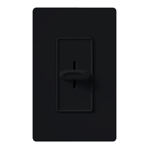 Lutron SFS-5E-BL Skylark Slide-To-Off Adjustable Speed Fan Control W/Single Pole, Black Finish