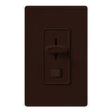 Lutron SFSQ-LF-BR Skylark Slide-To-Off 3-Speed Fan Control W/ On Off Light Light Switch, Brown Finish