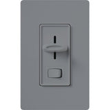 Lutron SFSQ-LF-GR Skylark Slide-To-Off 3-Speed Fan Control W/ On Off Light Light Switch, Gray Finish