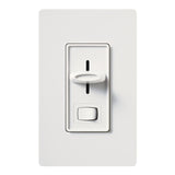 Lutron SFSQ-LF-WH Skylark Slide-To-Off 3-Speed Fan Control W/ On Off Light Light Switch, White Finish