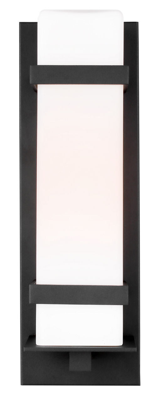 Generation Lighting 8620701-12 Alban 1 Light 18 inch Black Outdoor Wall Lantern