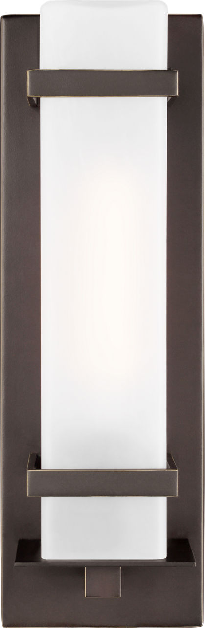 Generation Lighting Alban 1 light bronze outdoor wall light