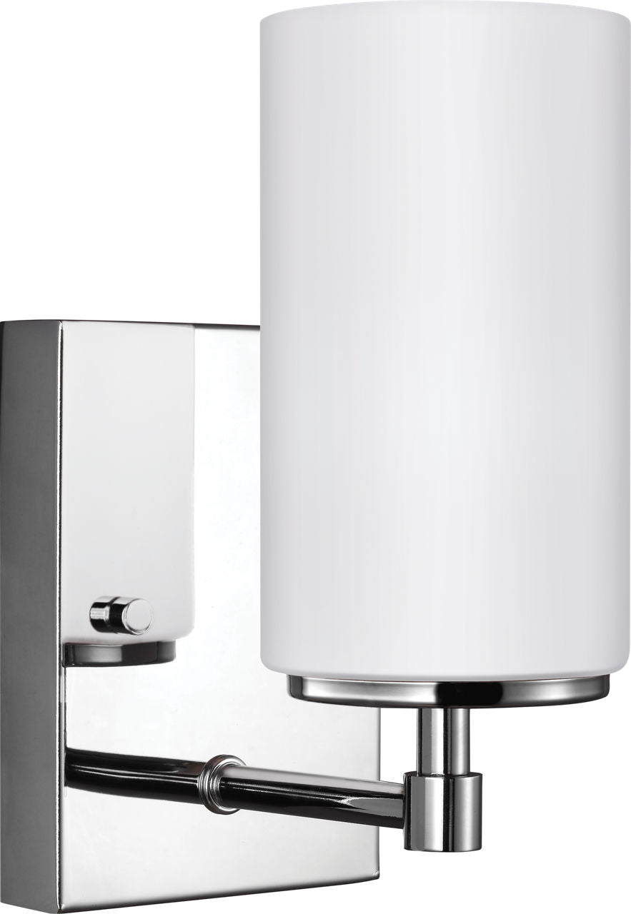 Generation Lighting Alturas 1 light chrome bath vanity wall light