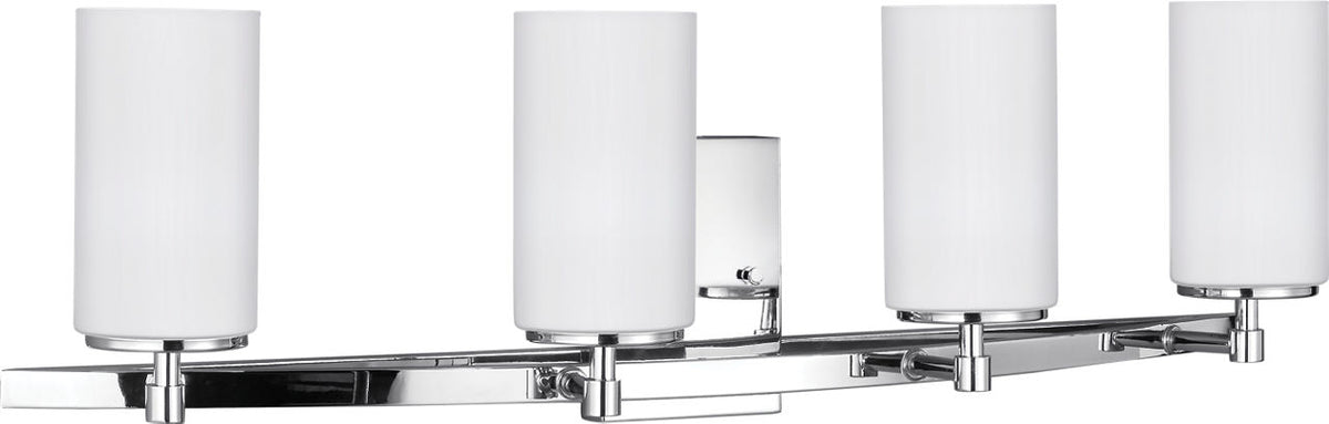 Generation Lighting Alturas 4 light chrome bath vanity wall light