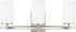 Generation Lighting Alturas 3 light brushed nickel bath vanity wall light