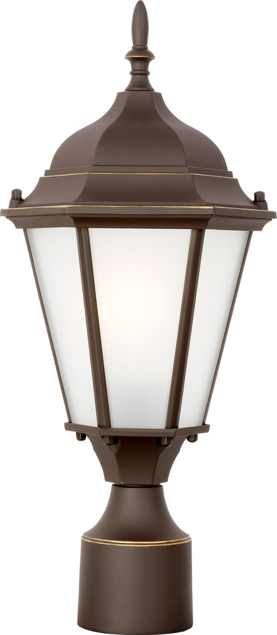 Generation Lighting 82941EN3-71 Bakersville 1 Light 18 inch Antique Bronze Post Lantern