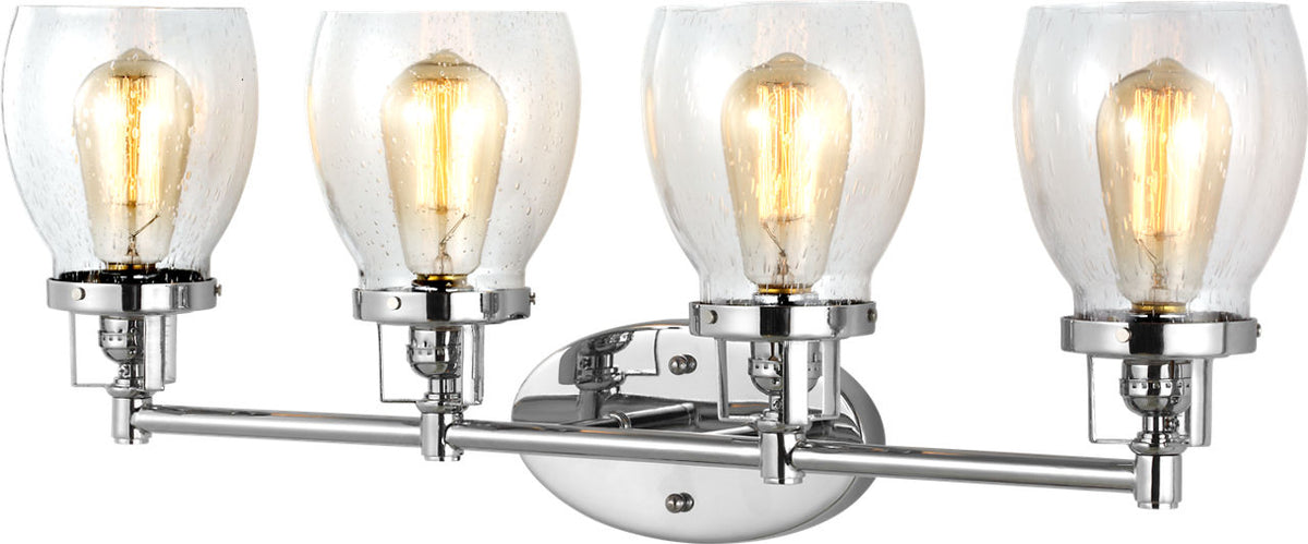 Generation Lighting Belton 4 light chrome bath vanity wall light