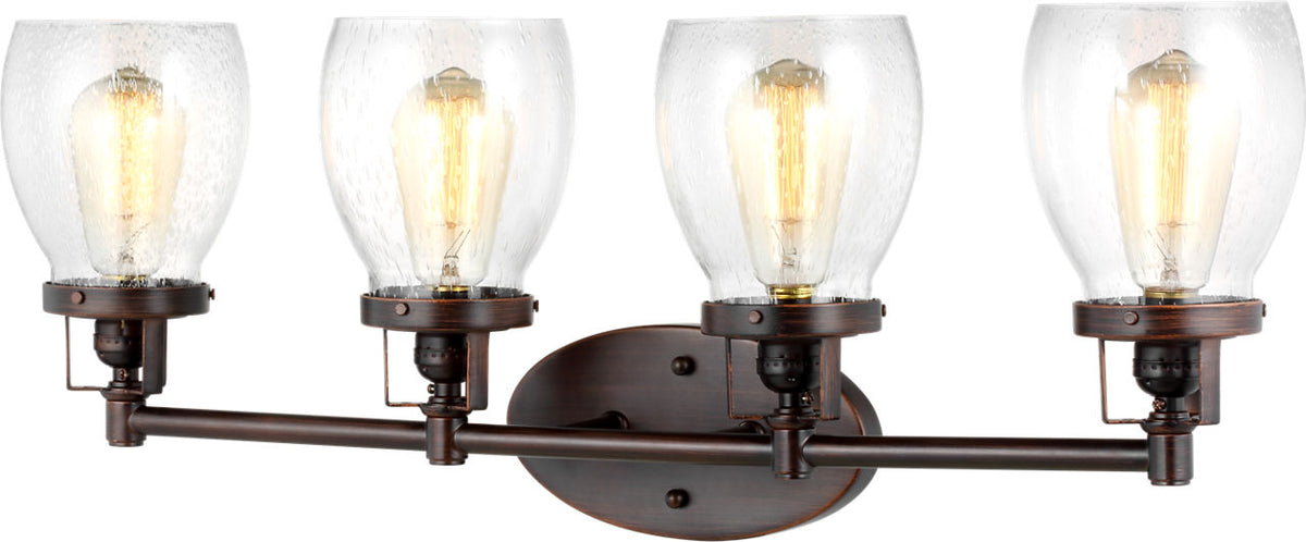 Generation Lighting Belton 4 light bronze bath vanity wall light