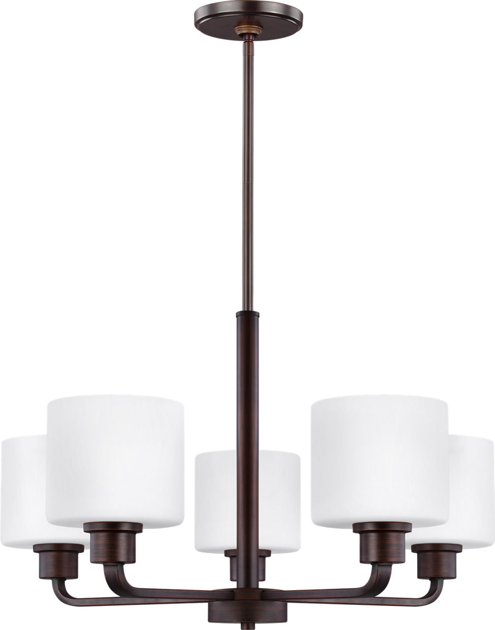 Generation Lighting Canfield 5 light bronze chandelier ceiling light