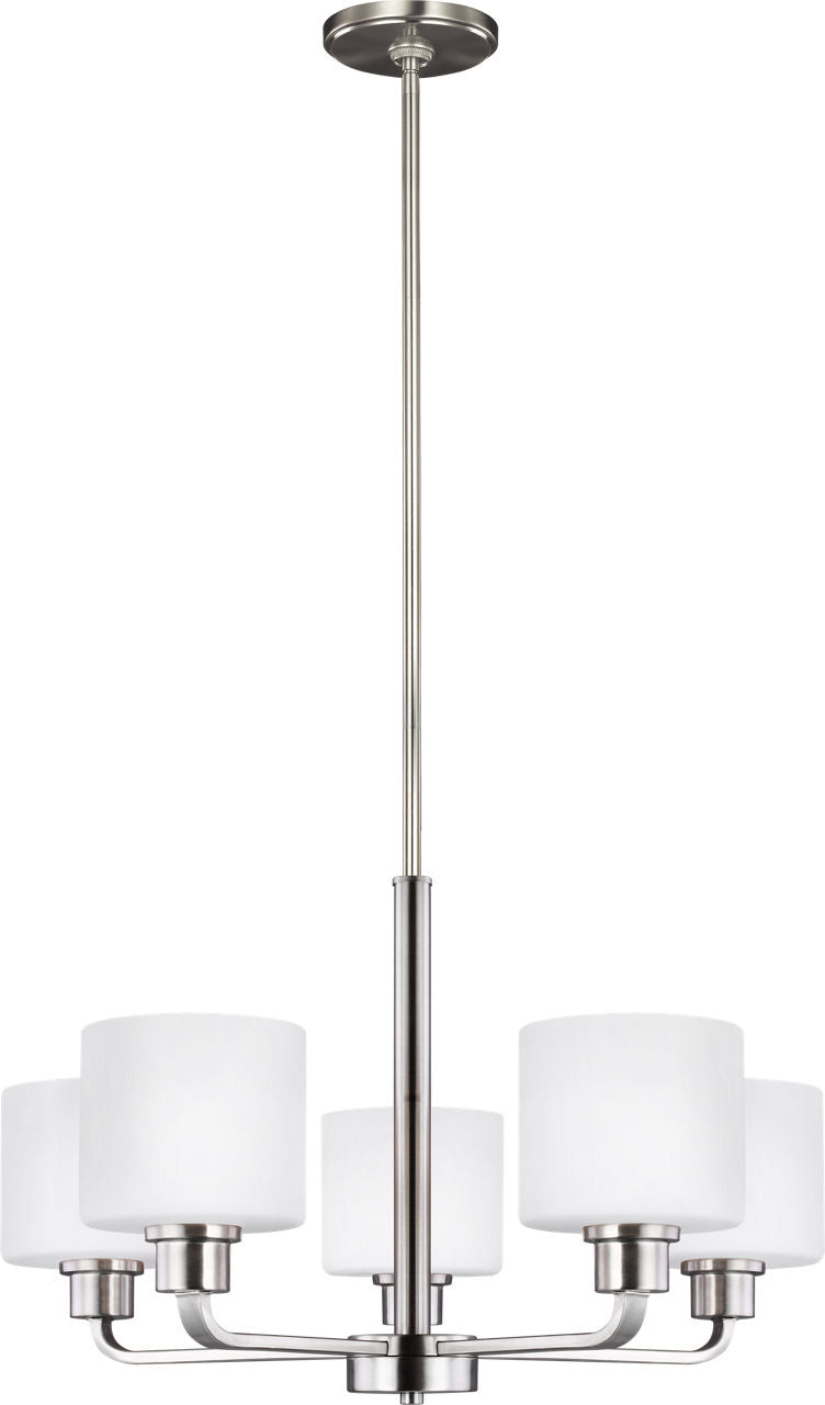 Generation Lighting Canfield 5 light bronze chandelier ceiling light