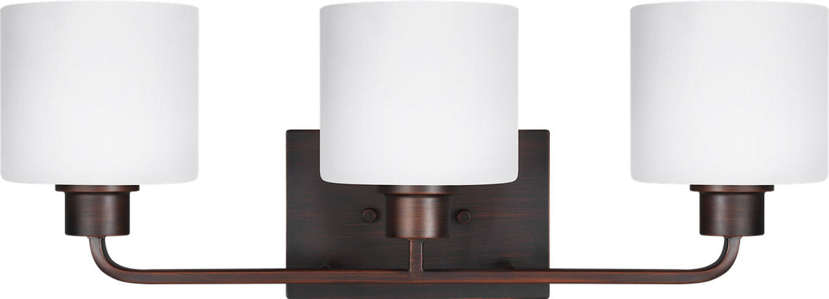 Generation Lighting 4428803EN3-710 Canfield 3 Light Bronze Bath Vanity Wall Light