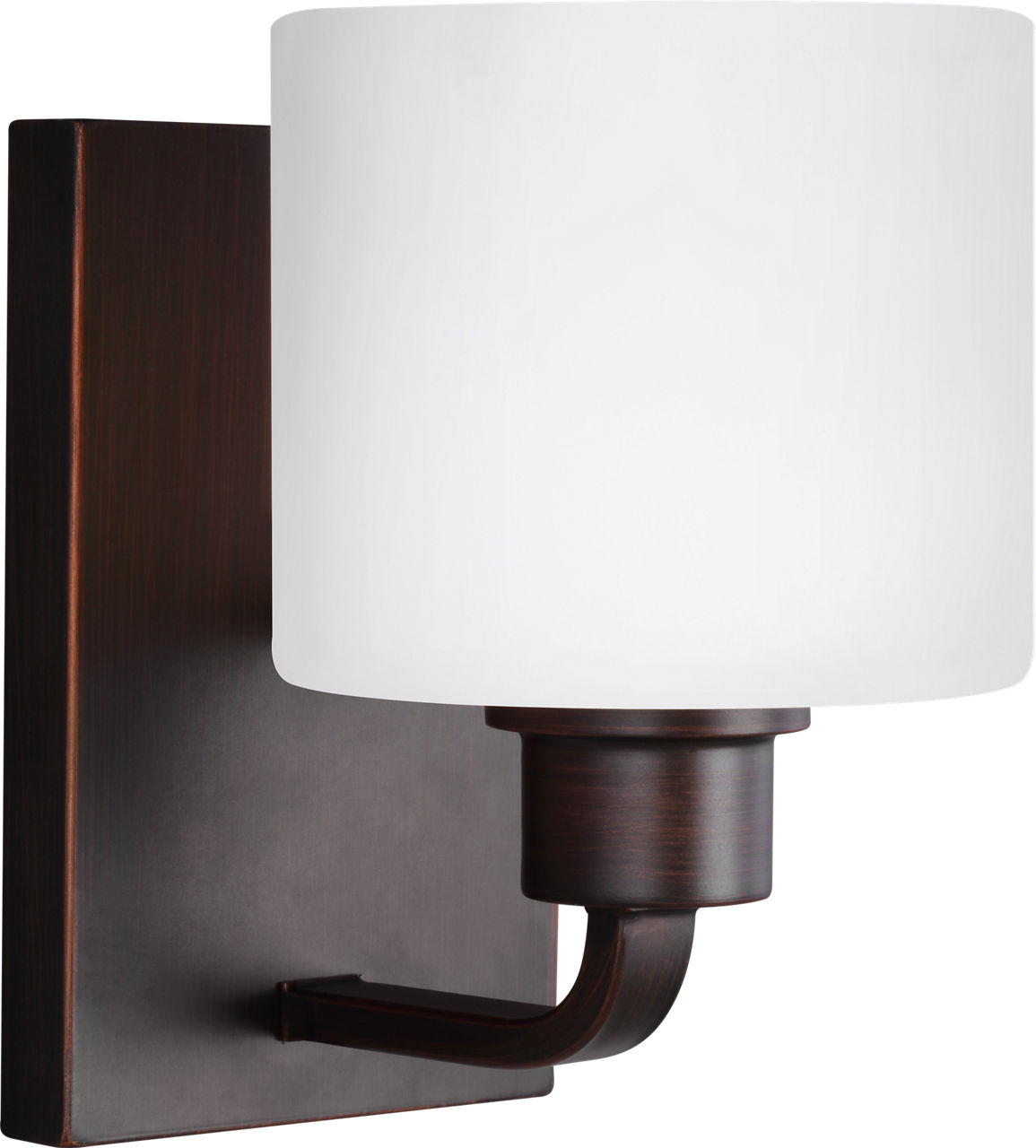 Generation Lighting Canfield 1 light bath vanity wall light in sconce bronze