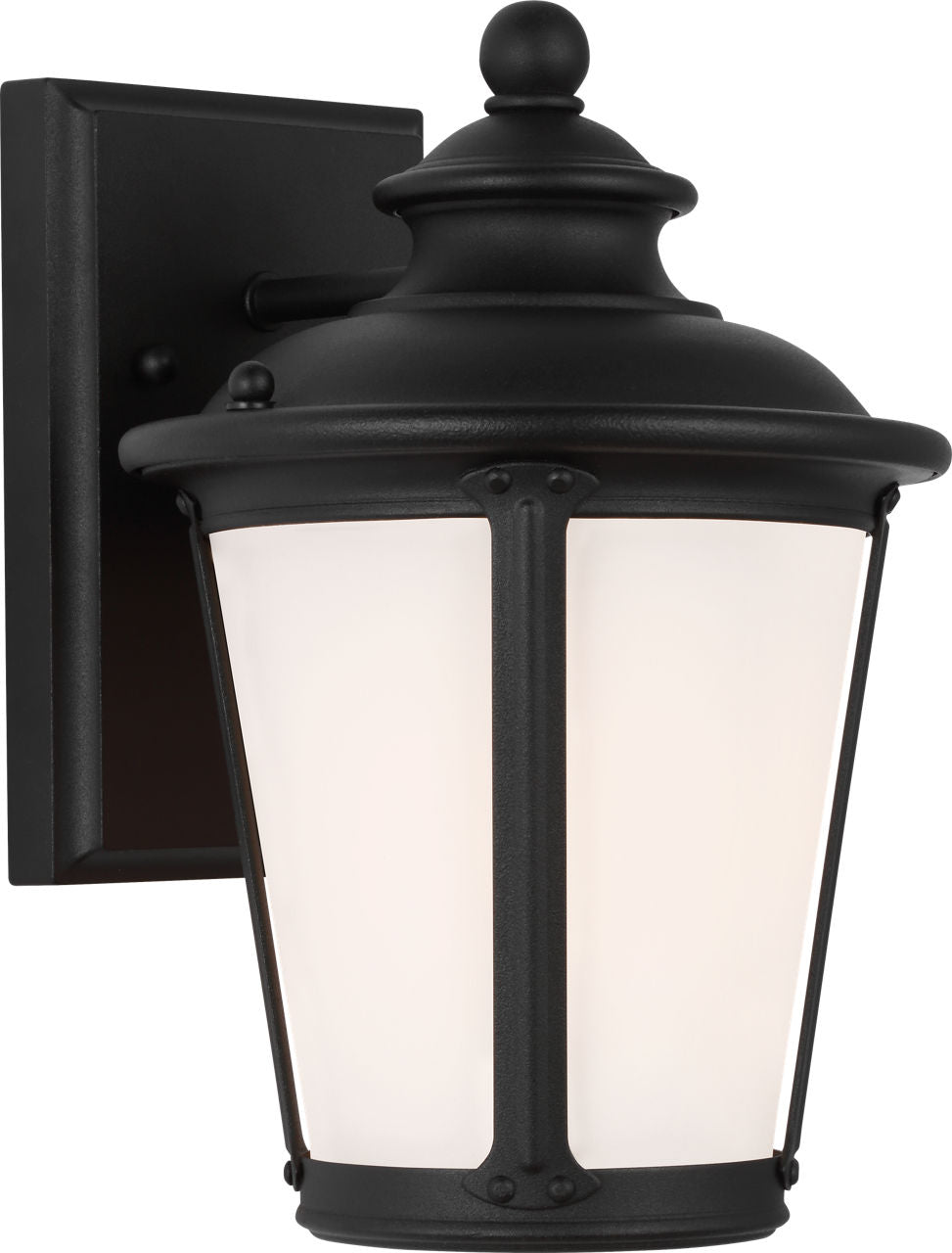 Generation Lighting Cape May 1 Light 10.5 inch Black Outdoor Wall Lantern