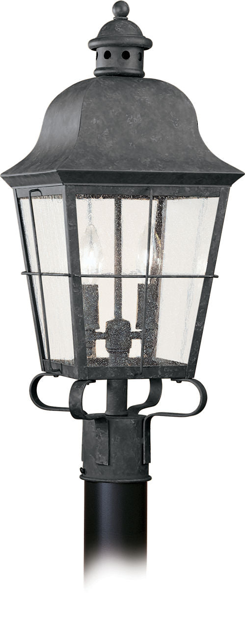 Generation Lighting 8262-46 Chatham 2 Light Oxidized Bronze Post Lantern