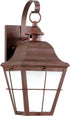 Generation Lighting Chatham 1 Light 14.5 inch Weathered Copper Wall Lantern