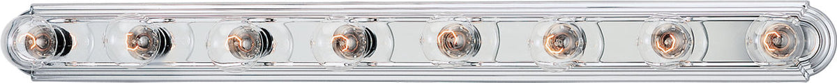 Generation Lighting 4703-05 De-Lovely 8 Light 48 inch Chrome Bath Vanity Wall Light