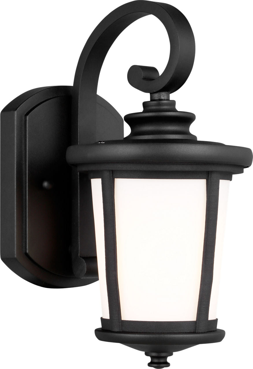 Generation Lighting Eddington black outdoor wall lantern