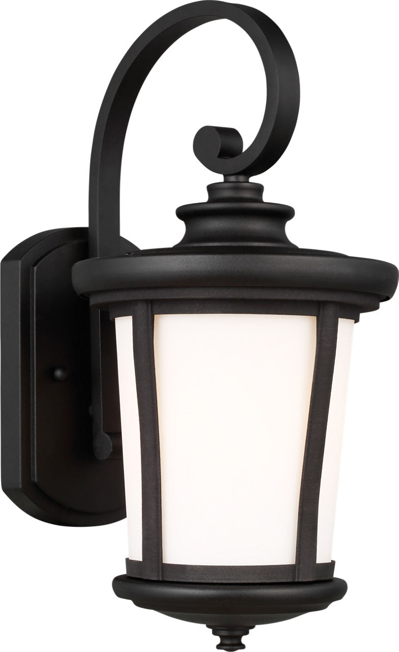 Generation Lighting Eddington 1 Light Black Outdoor Wall Lantern