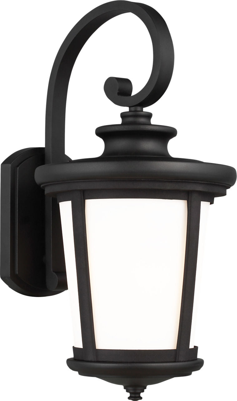 Generation Lighting Eddington 1 light black outdoor wall lantern