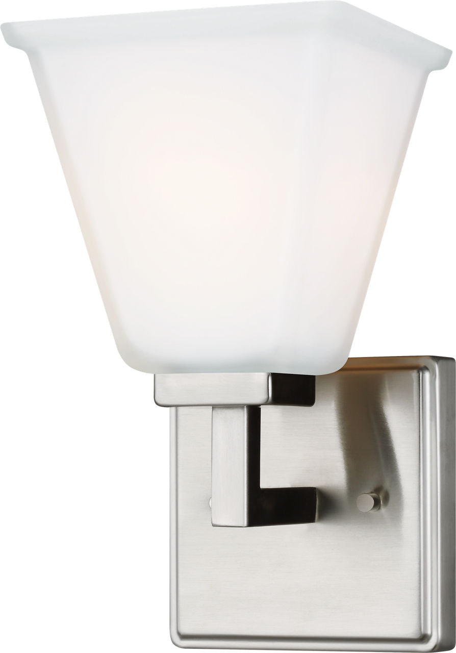 Generation Lighting Ellis Harper 1 light brushed nickel bath vanity wall light