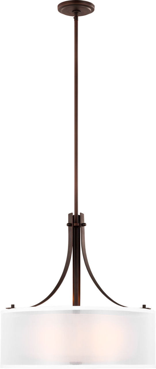 Generation Lighting Elmwood Park 3 light bronze pendant ceiling light