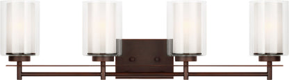 Generation Lighting 4437304EN3-710 Elmwood Park 4 Light Bronze Bath Vanity Wall Light