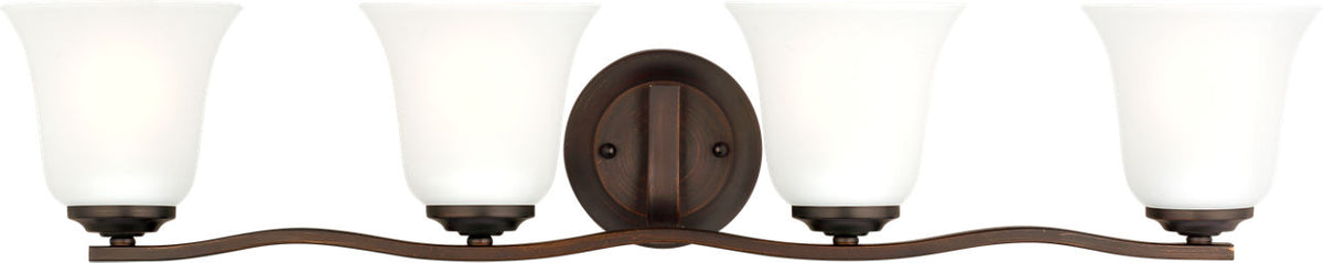Generation Lighting Emmons 4 light bronze bath vanity wall light