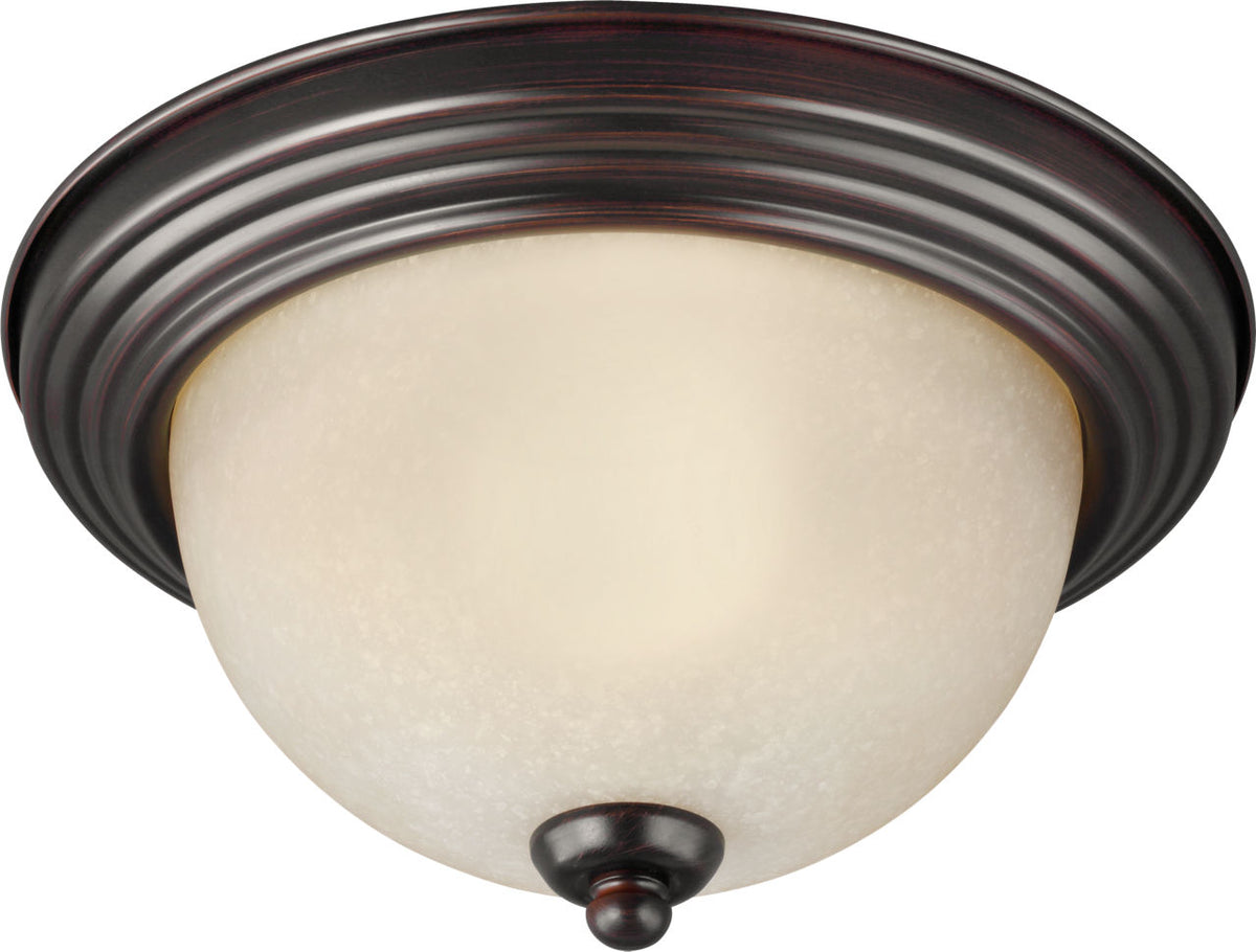 Generation Lighting Geary 1 Light Bronze Flush Mount Ceiling Light