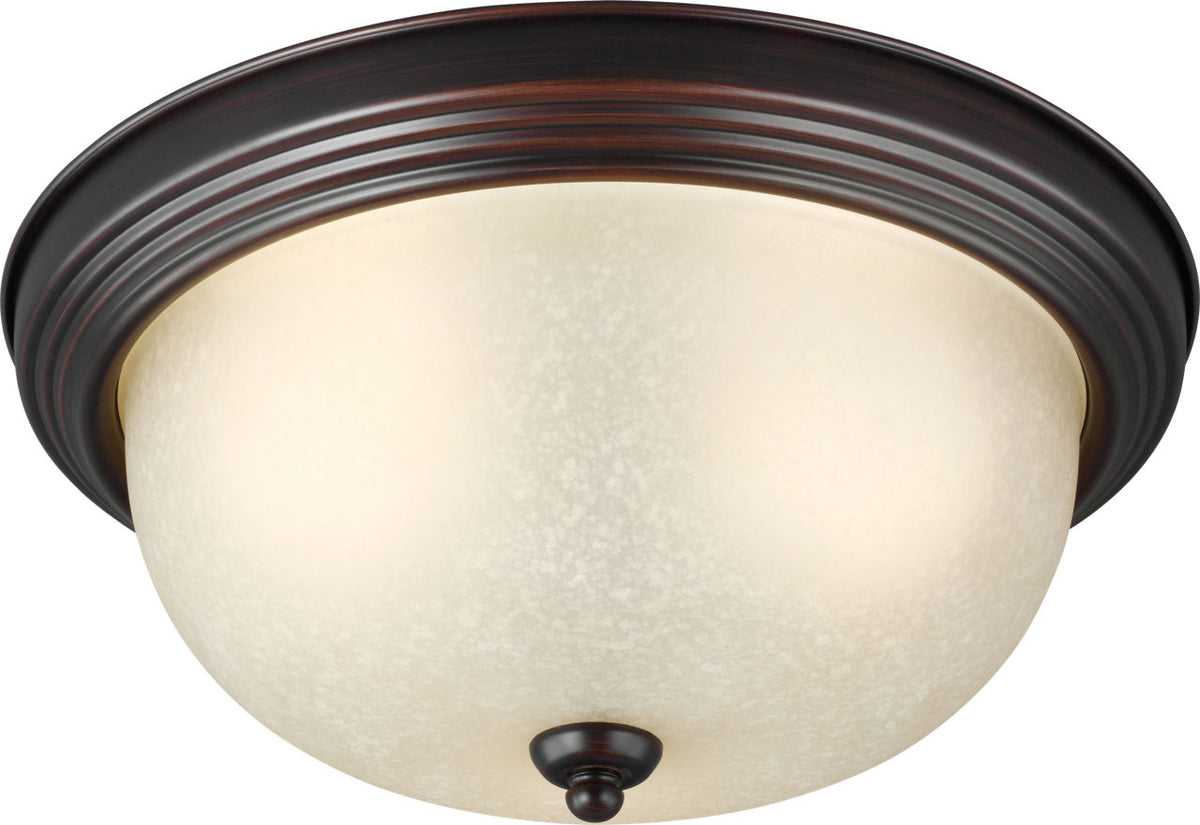 Generation Lighting Geary 3 Light 14.5 inch Bronze Flush Mount Ceiling Light