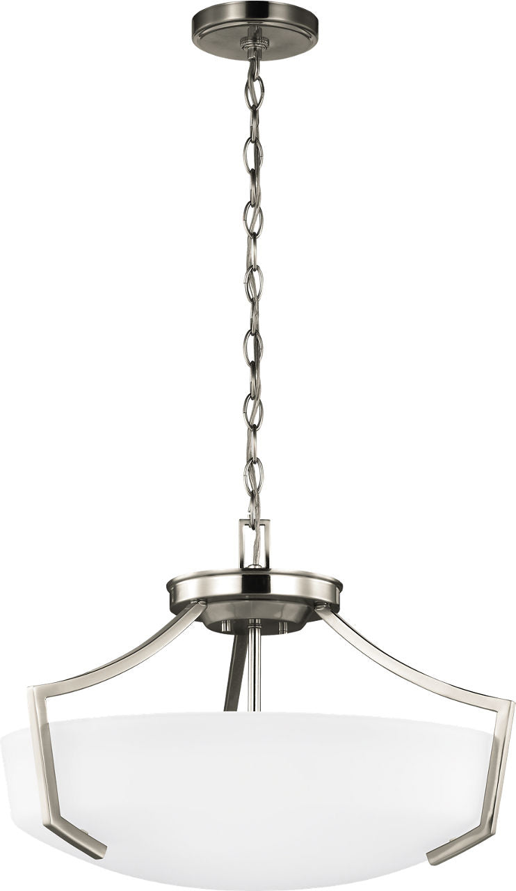 Generation Lighting Hanford 3 light flush mount ceiling light