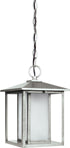 Generation Lighting Hunnington 1 light weathered pewter hanging lantern ceiling light